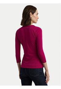 Lauren Ralph Lauren Bluzka 200889081018 Różowy Slim Fit. Kolor: różowy. Materiał: syntetyk #4