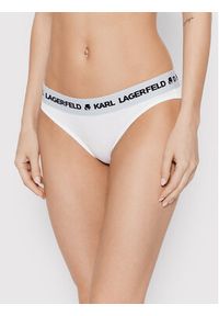 Karl Lagerfeld - KARL LAGERFELD Komplet 2 par fig klasycznych Logo Set 211W2127 Biały. Kolor: biały. Materiał: lyocell #5