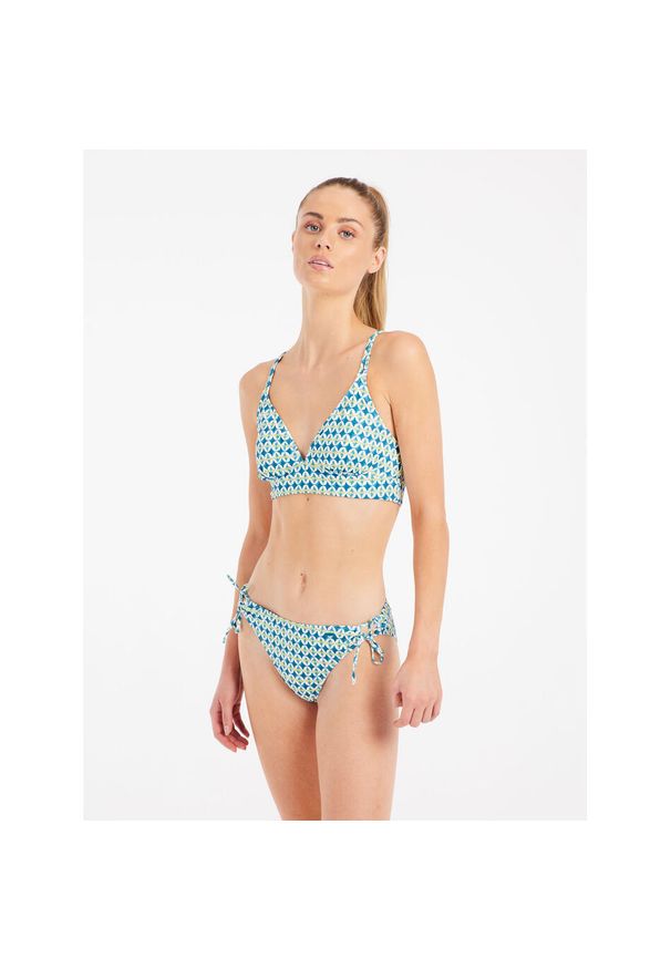 Damski 2-częściowy kostium kąpielowy Protest Splash. Kolor: niebieski