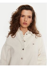 Tommy Jeans Koszula DW0DW18871 Écru Relaxed Fit. Materiał: sztruks, bawełna #2