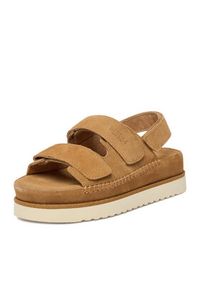 Badura Sandały C-ALEXIA-ABA-C001 Beżowy. Kolor: beżowy. Materiał: zamsz, skóra #9