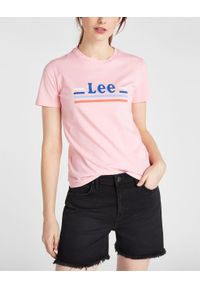 Lee - T-SHIRT DAMSKI LEE ESSENTIAL SLIM TEE SLIM FIT LA PINK L41HEPNL 112108965 #1