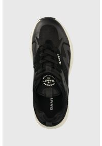 GANT - Gant sneakersy Mardii kolor czarny. Nosek buta: okrągły. Zapięcie: sznurówki. Kolor: czarny. Materiał: włókno, guma, materiał. Obcas: na platformie
