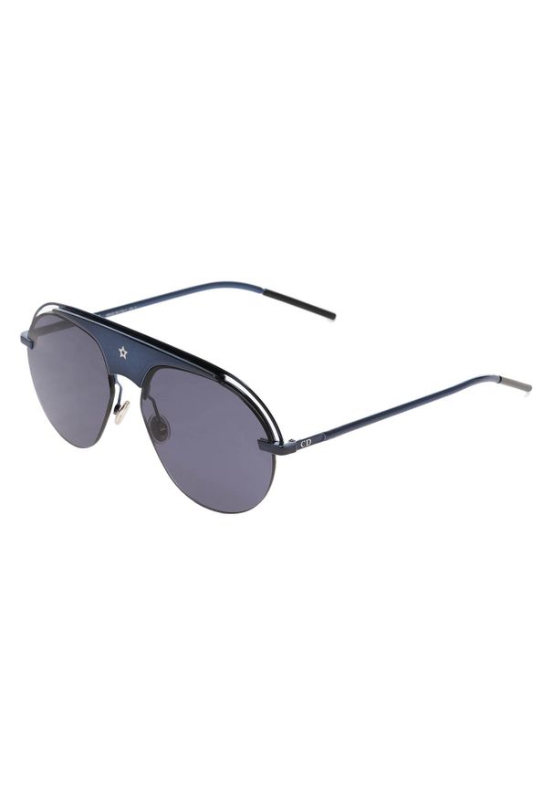 Niebieskie okulary przeciwsłoneczne Dior