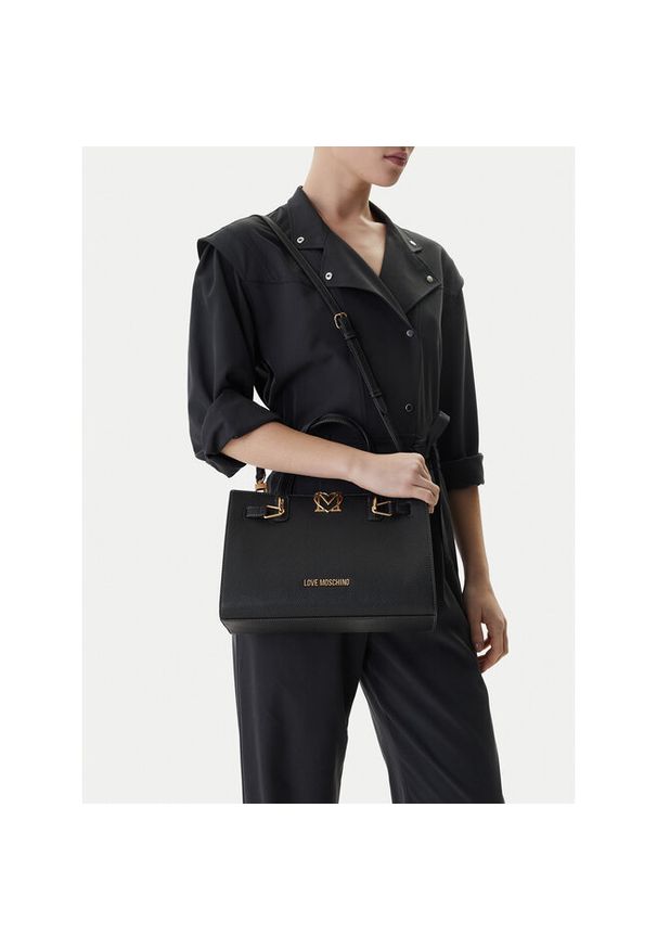 Love Moschino - Torebka LOVE MOSCHINO. Kolor: czarny