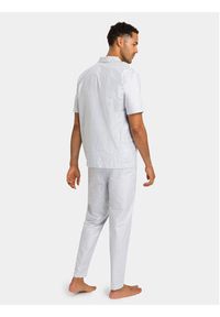 Hanro Piżama 75766 Biały Regular Fit. Kolor: biały. Materiał: bawełna #4