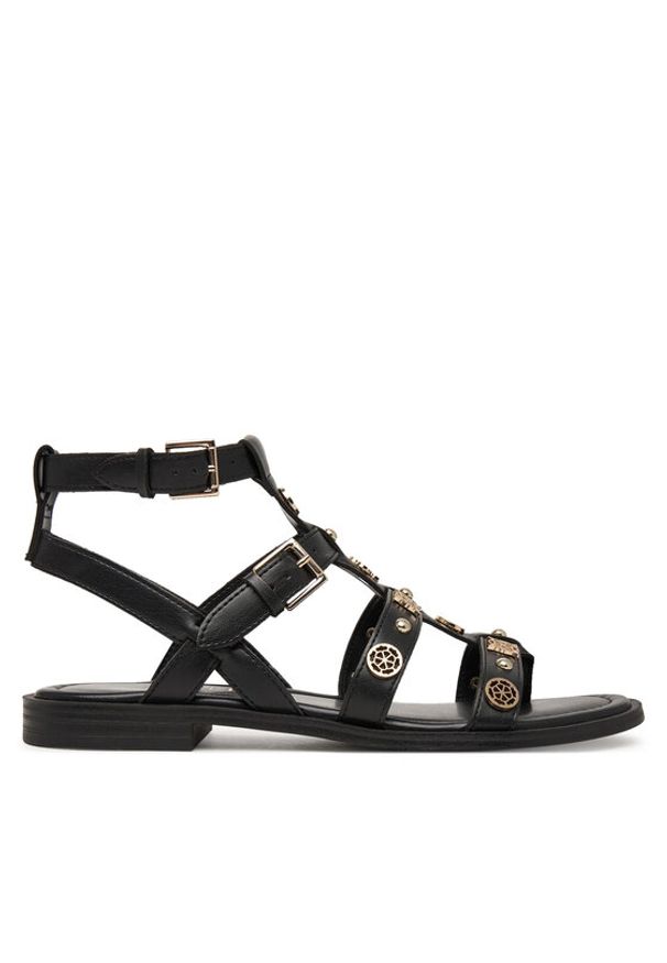 Guess Sandały FLJYZZ PEL03 Czarny. Kolor: czarny. Materiał: skóra
