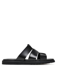 Aldo Klapki Light 13914641 Czarny. Kolor: czarny. Materiał: skóra