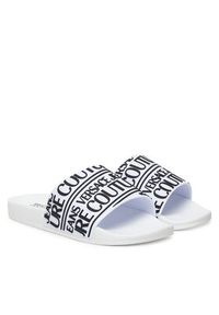 Versace Jeans Couture Klapki 80YA3SQ1 Biały. Kolor: biały. Materiał: syntetyk #6