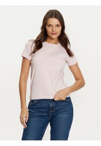 Guess T-Shirt W5RI52 J1314 Różowy Regular Fit. Kolor: różowy. Materiał: bawełna