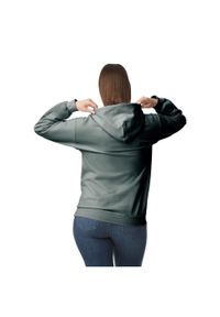 GILDAN - Bluza Z Kapturem Dla Dorosłych Unisex Softstyle Fleece Midweight. Typ kołnierza: kaptur. Kolor: szary. Materiał: poliester, bawełna