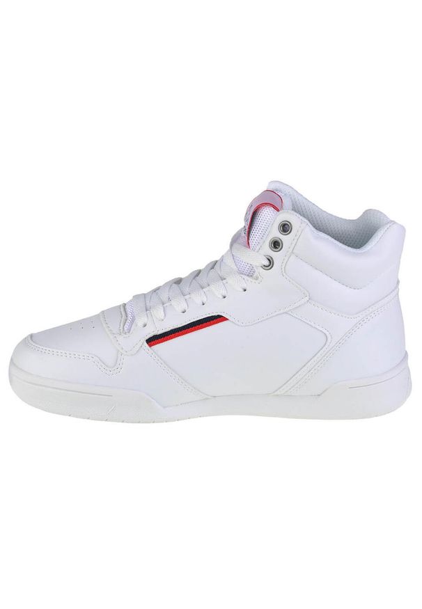 Buty do chodzenia męskie, Kappa Mangan. Okazja: na co dzień. Kolor: biały, czerwony, wielokolorowy. Materiał: materiał, syntetyk, tkanina. Sport: turystyka piesza