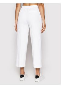 Calvin Klein Spodnie dresowe Micro Logo K20K203622 Biały Regular Fit. Kolor: biały. Materiał: dresówka, syntetyk #5