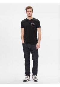 TOMMY HILFIGER - Tommy Hilfiger T-Shirt Arch Varsity Tee MW0MW33689 Czarny Regular Fit. Kolor: czarny. Materiał: bawełna #5