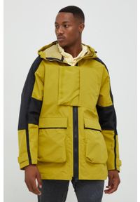 adidas Performance kurtka outdoorowa Xploric kolor zielony. Kolor: zielony. Materiał: tkanina, poliester, materiał. Wzór: ze splotem #1