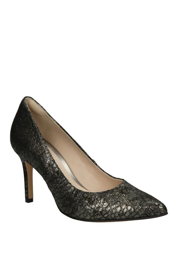 Clarks - Czółenka clarks dinah keer 26114558. Kolor: wielokolorowy, złoty, czarny