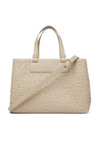 Armani Exchange Torebka XW001222 AF15774 U6208 Beżowy. Kolor: beżowy. Materiał: skórzane #4