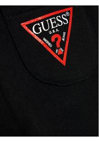 Guess Spodnie dresowe L93Q24 KAUG0 Czarny Regular Fit. Kolor: czarny. Materiał: bawełna