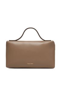 Calvin Klein Kosmetyczka Emblem Aop Beauty Case Giftset LV04F1102G Brązowy. Kolor: brązowy. Materiał: skóra #3