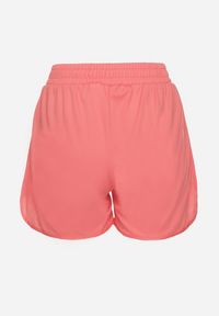 Born2be - Różowe Szorty z Gumką w Pasie i Ozdobnym Sznurkiem Milarisa. Okazja: na co dzień. Kolor: różowy. Styl: klasyczny, elegancki, casual #7