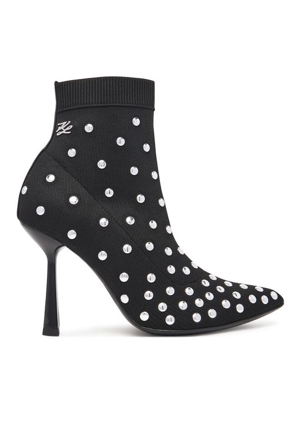 Karl Lagerfeld - Botki KARL LAGERFELD. Kolor: czarny