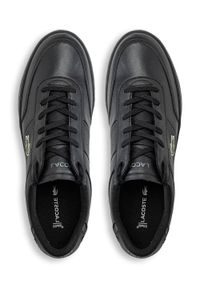 Sneakersy męskie czarne Lacoste Court Master 0120 1 Cma. Kolor: czarny. Materiał: dzianina. Sezon: lato. Sport: bieganie #4