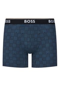BOSS Komplet 3 par bokserek 50531685 Niebieski. Kolor: niebieski. Materiał: bawełna