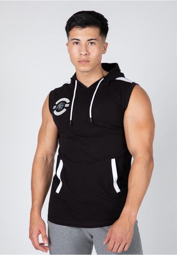 GORILLA WEAR - Oswego S Z kapturem Koszulka - Czarny. Typ kołnierza: kaptur. Kolor: czarny. Długość rękawa: bez rękawów