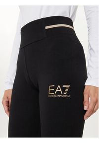 EA7 Emporio Armani Legginsy 8NTP68 TJ01Z 0210 Czarny Regular Fit. Kolor: czarny. Materiał: bawełna