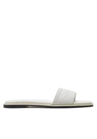 Calvin Klein Klapki Flat Slide He HW0HW01989 Biały. Kolor: biały. Materiał: materiał