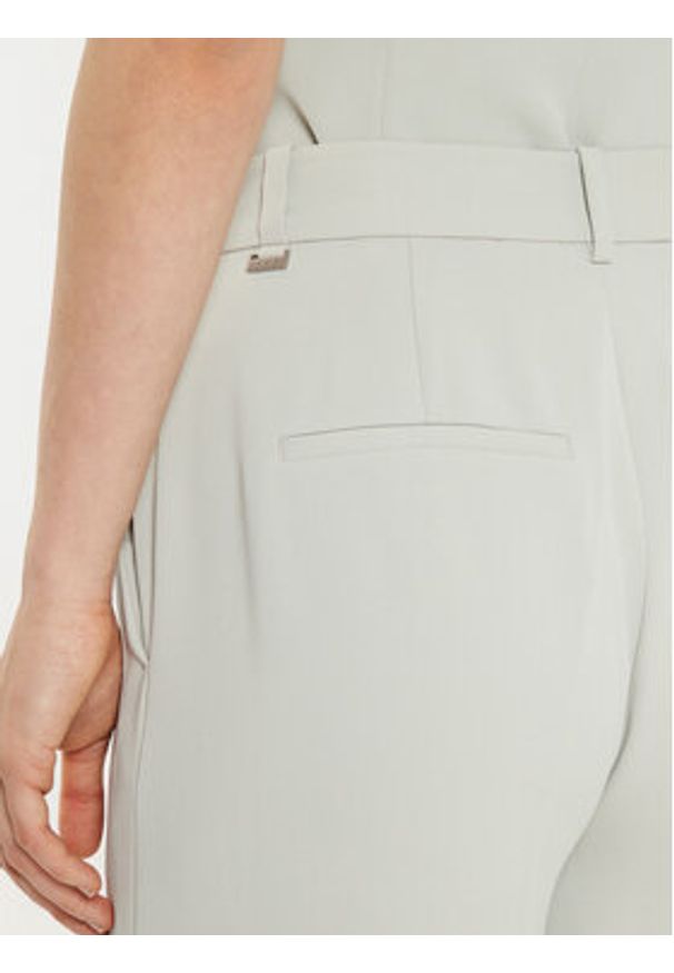 Calvin Klein Spodnie palazzo K20K207876 Szary Wide Leg. Kolor: szary. Materiał: syntetyk