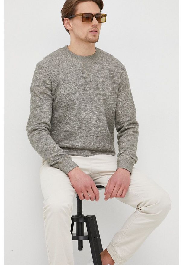 s.Oliver sweter męski kolor zielony lekki. Okazja: na co dzień. Kolor: zielony. Materiał: dzianina. Styl: casual