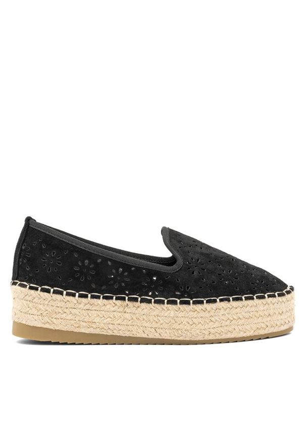 DeeZee Espadryle WSS20459-01 Czarny. Kolor: czarny. Materiał: materiał