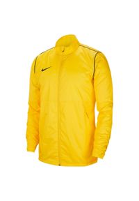 Kurtka do biegania chłopięca Nike Rpl Park 20 RN Jkt. Kolor: żółty, wielokolorowy, czarny. Materiał: syntetyk