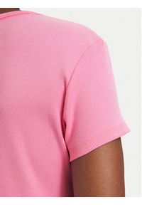 Tommy Jeans T-Shirt Essential DW0DW17383 Różowy jasny Slim Fit. Kolor: różowy. Materiał: bawełna #5