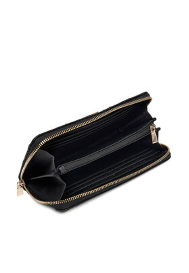 Guess Portfel SWQG96 73146 Czarny. Kolor: czarny. Materiał: skóra