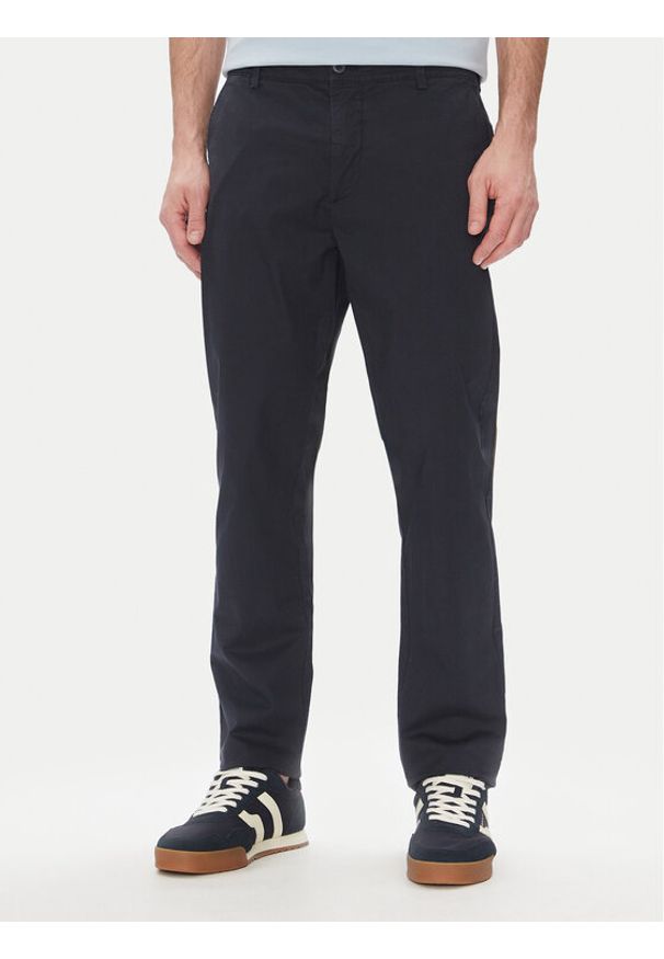 Pepe Jeans Chinosy PM211873 Granatowy Slim Fit. Kolor: niebieski. Materiał: bawełna
