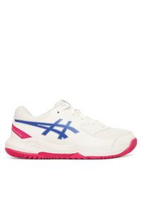 Asics Buty do tenisa Gel-Dedicate 8 Gs 1044A077 Szary. Kolor: szary. Materiał: skóra. Sport: tenis
