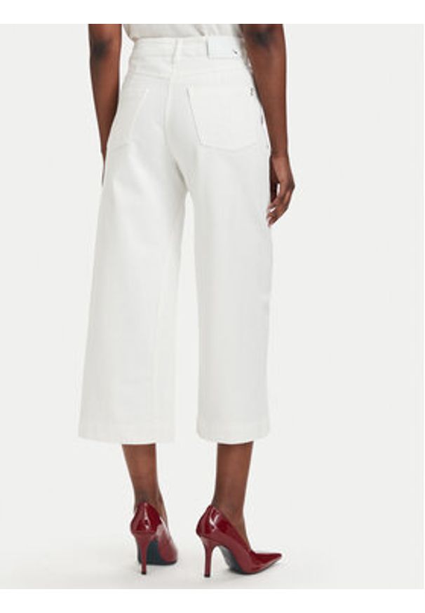 Patrizia Pepe Jeansy 2P1756/D107-W146 Biały Relaxed Fit. Kolor: biały