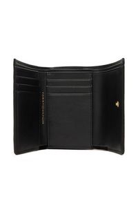 TOMMY HILFIGER - Tommy Hilfiger Portfel damski Logotape Trifold AW0AW17477 Czarny. Kolor: czarny. Materiał: skóra #3