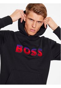BOSS - Boss Bluza Seeger 99 50499560 Czarny Regular Fit. Kolor: czarny. Materiał: bawełna #4
