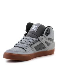 Buty DC Shoes Pure High-Top M ADYS400043-XSWS szare. Okazja: na spacer, na co dzień. Kolor: szary. Sport: turystyka piesza #5