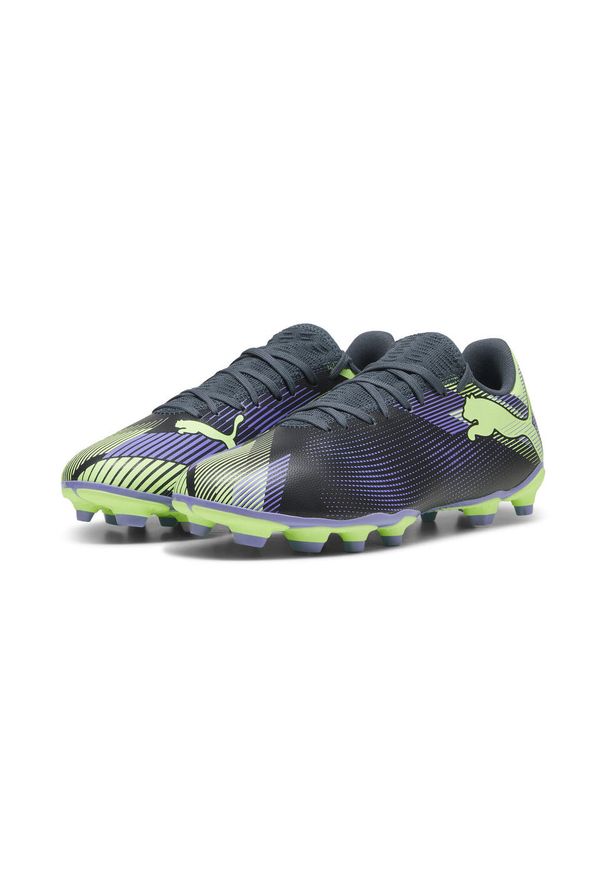 Puma - Buty piłkarskie FUTURE 7 PLAY FG/AG PUMA. Zapięcie: sznurówki. Kolor: wielokolorowy, żółty, szary, biały, fioletowy. Materiał: materiał, syntetyk. Szerokość cholewki: normalna. Sport: piłka nożna