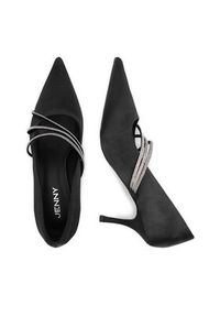 Jenny - JENNY Szpilki CEO-6V9221-9 Czarny. Kolor: czarny. Materiał: materiał. Obcas: na szpilce #7