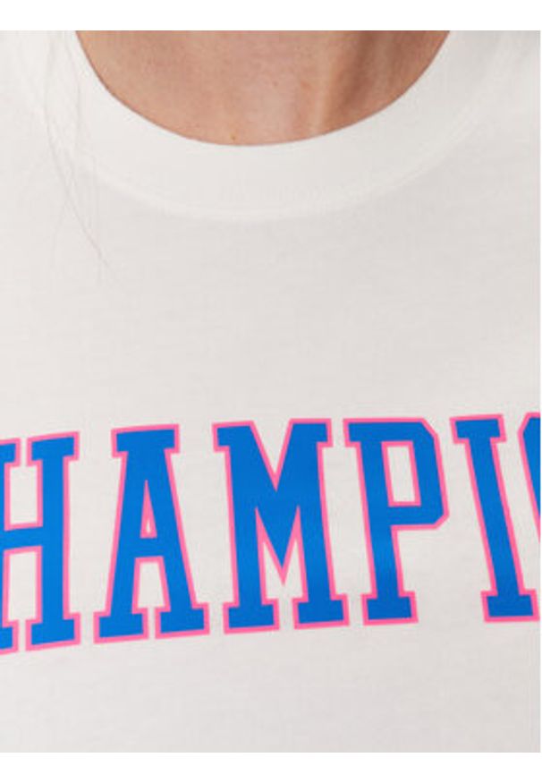 Champion T-Shirt 116084 Biały Regular Fit. Kolor: biały. Materiał: bawełna