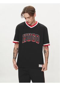 Hugo T-Shirt Duava 50510173 Czarny Relaxed Fit. Kolor: czarny. Materiał: bawełna #1