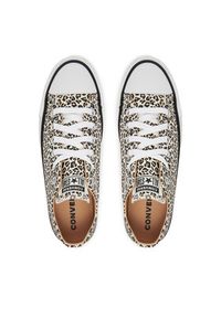 Converse Trampki Chuck Taylor All Star Leopard A14941C Beżowy. Kolor: beżowy. Materiał: materiał