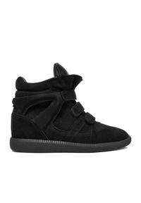 Badura Sneakersy EO-IVI-LT1885-2N Czarny. Kolor: czarny. Materiał: zamsz, skóra