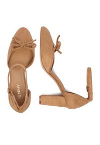 Jenny - JENNY Czółenka CEO-CD25-230-1 Beżowy. Kolor: beżowy. Materiał: materiał #6