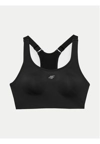 4f - 4F Biustonosz sportowy 4FWSS24USBAF117 Czarny. Kolor: czarny. Materiał: syntetyk #3